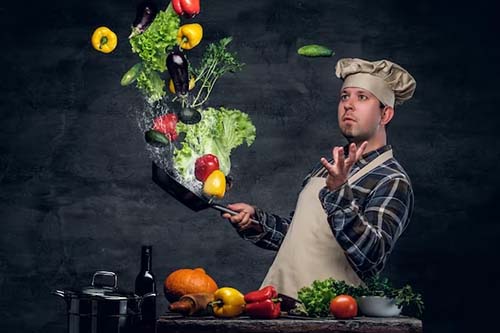 chef preparing Indian food near Tucson Airport
